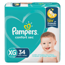 PAMPERS CONFORT SEC XG C/34