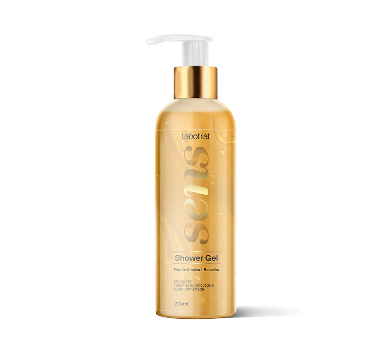 SHOWER GEL SENS LABOTRAT FLOR DE AMEIXA + BAUNILHA