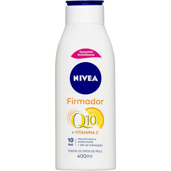 LOC.HID.NIVEA 200ML FIRMADOR Q10 VIT. C PELE SECA