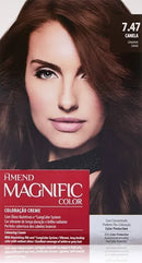 COLORACAO CREME 7.47 CANELA AMEND MAGNIFIC COLOR